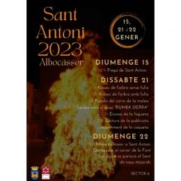 El Pregó inicia aquest diumenge els festejos de Sant Antoni a Albocàsser